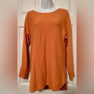 Michael Kors Orange Long Sleeve Tunic Sweater